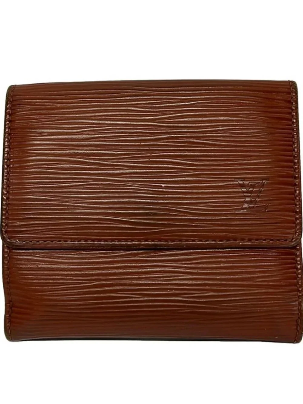 LOUIS VUITTON Porte Monnaie Billets Cartes Credit M63483 Kenyan Brown Epi